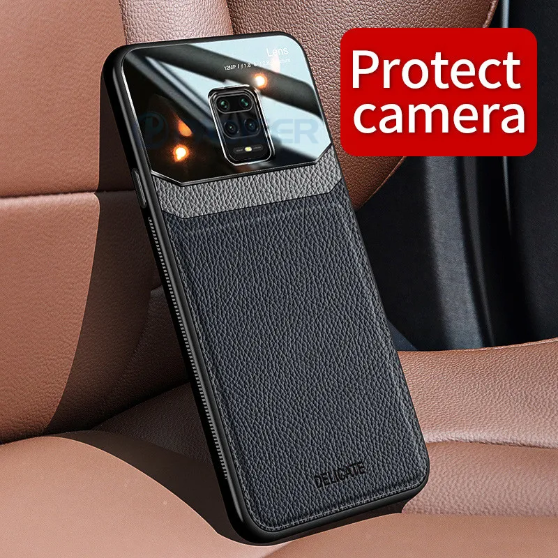 Luxury Leather case redmi note 9 case For xiaomi redmi note 9 pro nota 9s not 9 note9 s Bumper plexiglass Silicone phone cover Luxury Leather case redmi note 9 case For xiaomi redmi note 9 pro nota 9s not 9 note9 s Bumper plexiglass Silicone phone cover