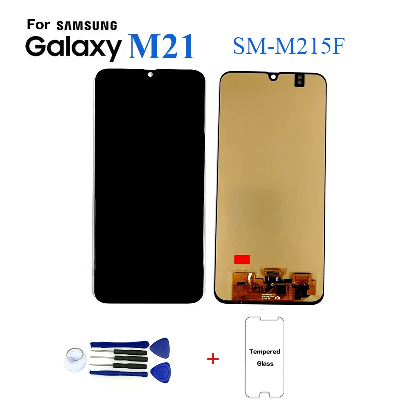 Oled For Samsung Galaxy M21 M215 Display Lcd Screen Replacement For Samsung M21 Sm 215f Digitizer Assembly Touch Panel Module Mobile Phone Lcd Screens Aliexpress