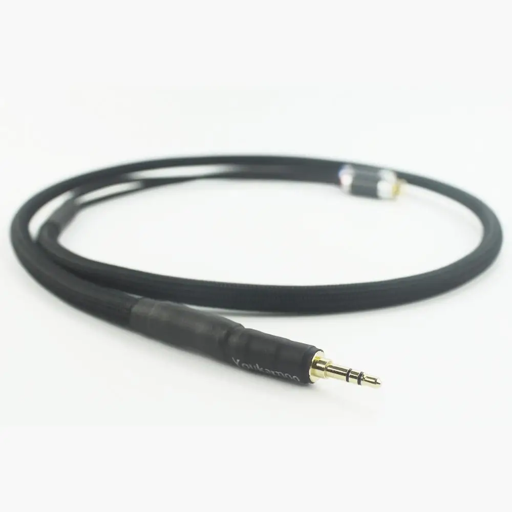 

3.5mm to RCA Headphone Audio Headphone Silver Plated Adapter Cable 3 FT 1M
