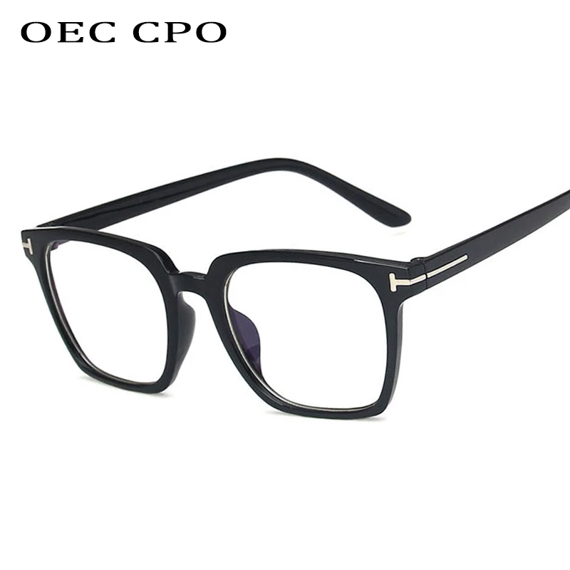 

OEC CPO New Design Square Clear Glasses Women Vintage Eyeglasses Man Square Plastic Eye Spectacle Frame Clear Lens Unisex O526