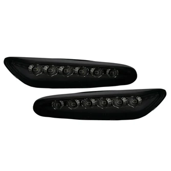 

Parts Turn Signal Light Accessories Replacement Auto 1 Pair Marker Amber ABS Plastic+LED