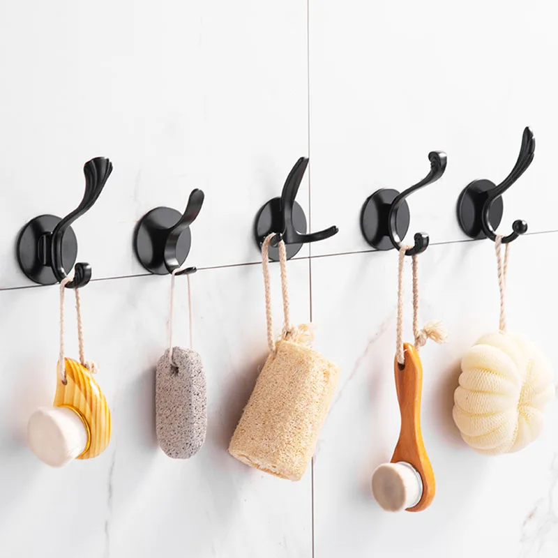 

Алюминиевый крючок полотенца для ванной настенный крючок вешалка для ванной комнаты подвесной держатель для хранения вешалка для двери аксессуары для ванной комнаты