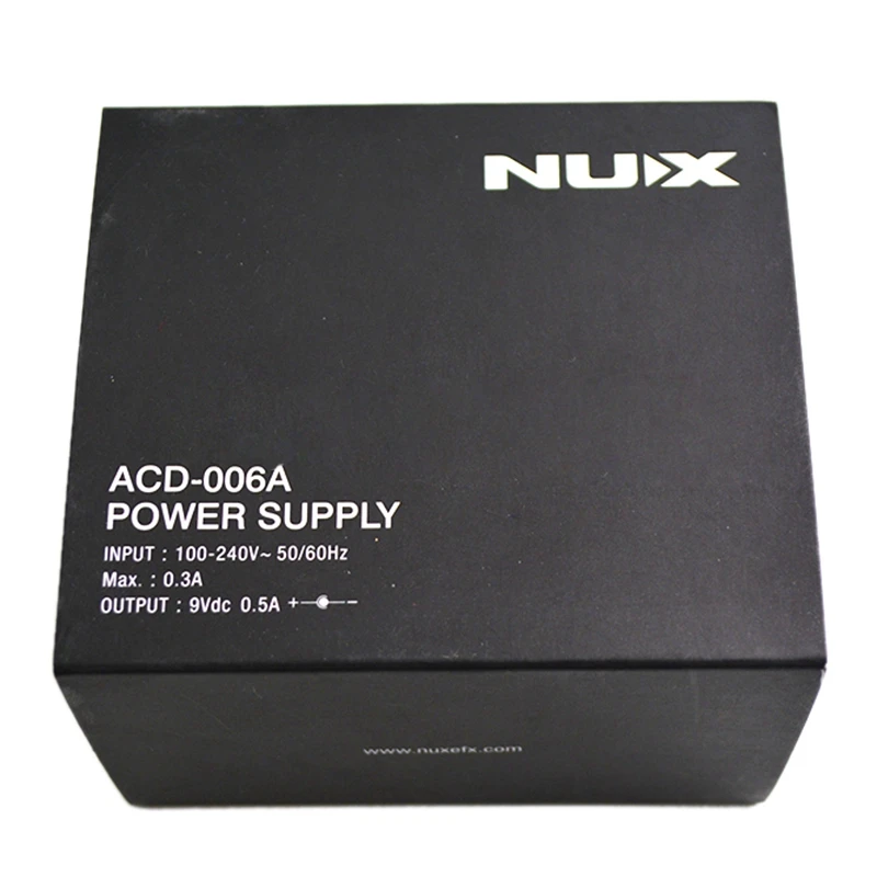 Nux Acd-006A Dc 9V источник питания Us Разъемный штекер Max 0.3A для педаль эффектов для электрогитары Dp-950 барабана репетитор