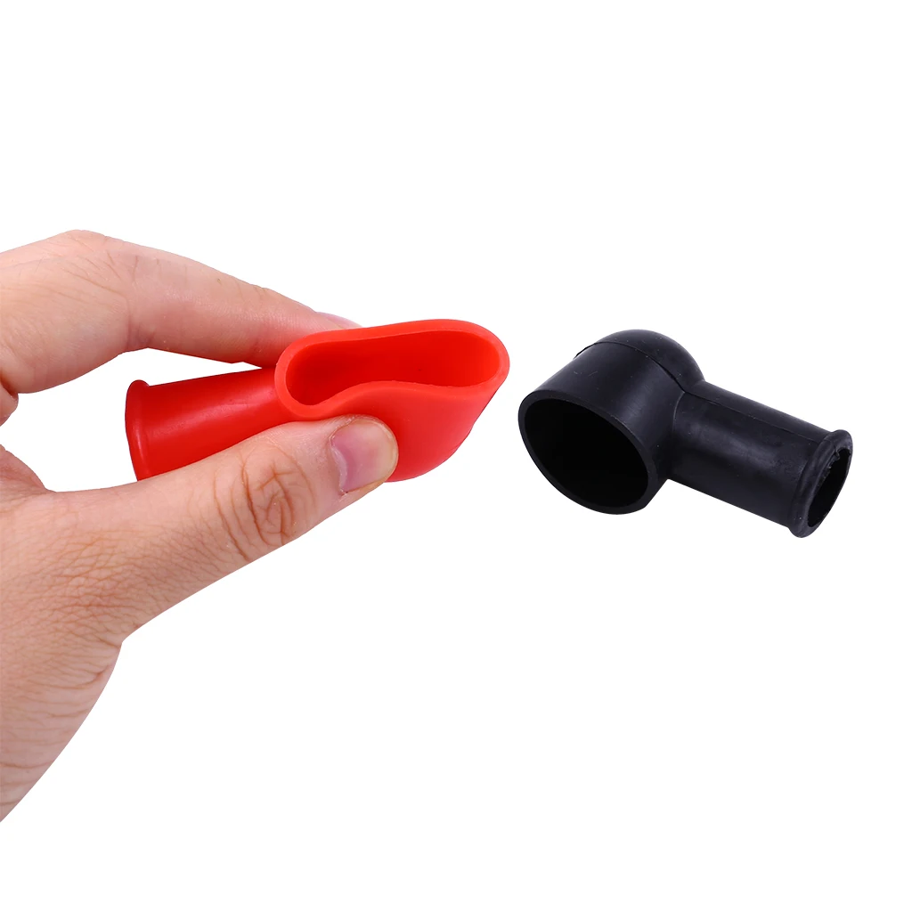 

2pcs Battery terminal cover Cap Connector Car Auto Equipment Rubber Cover Insulating Positive Protection Useful