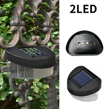 

2/4/6/8pcs LED Solar Light Outdoor Solar 2 LED Lamp Garden Pathway Security Garden Landscape Yard Lamps For No Wiring