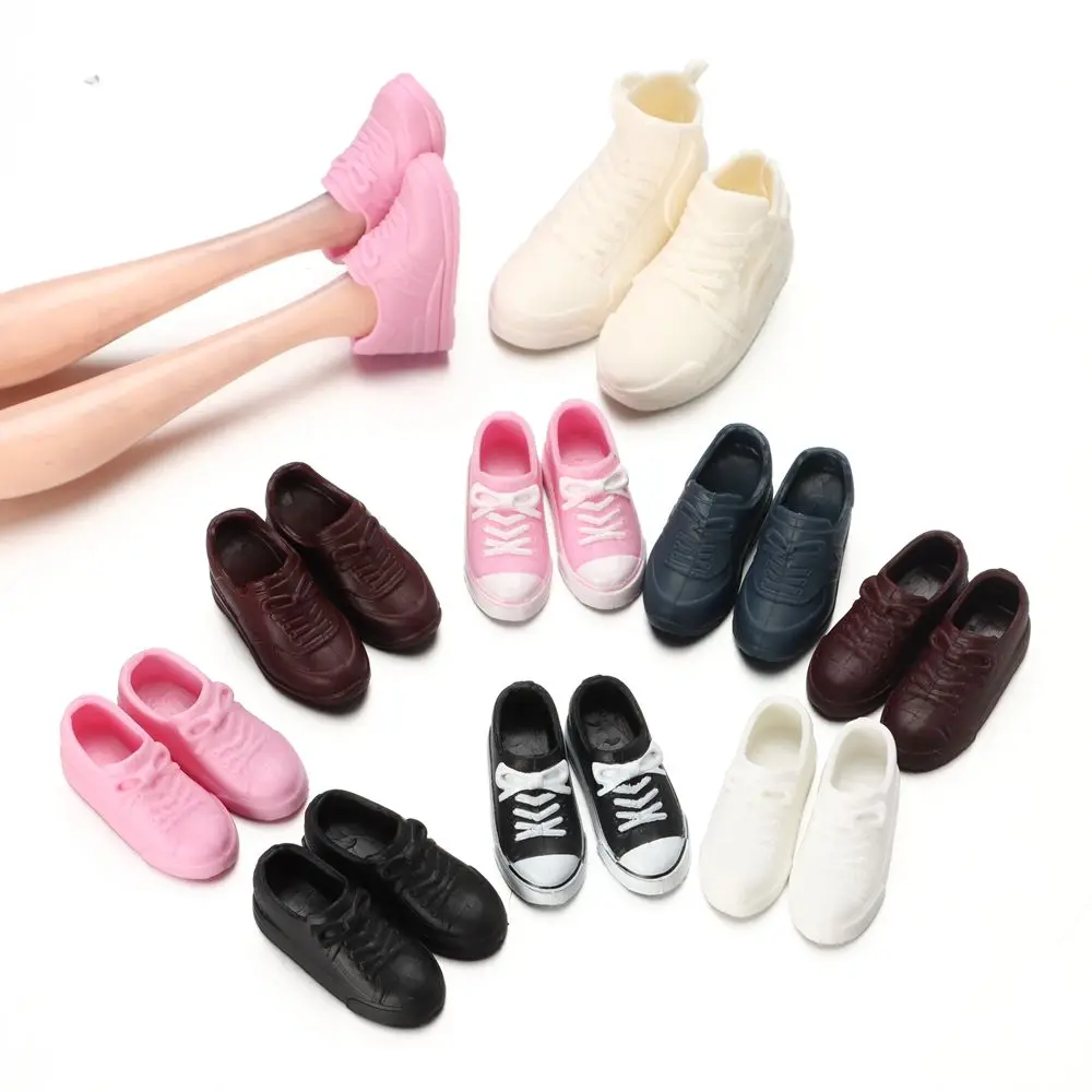 Fashion Shoes For 16cm Dolls 1/3 1/4 Doll Soft Plastic Sneakers PVC Casual Fit Foot Length 2~35cm Accessories | Игрушки и хобби