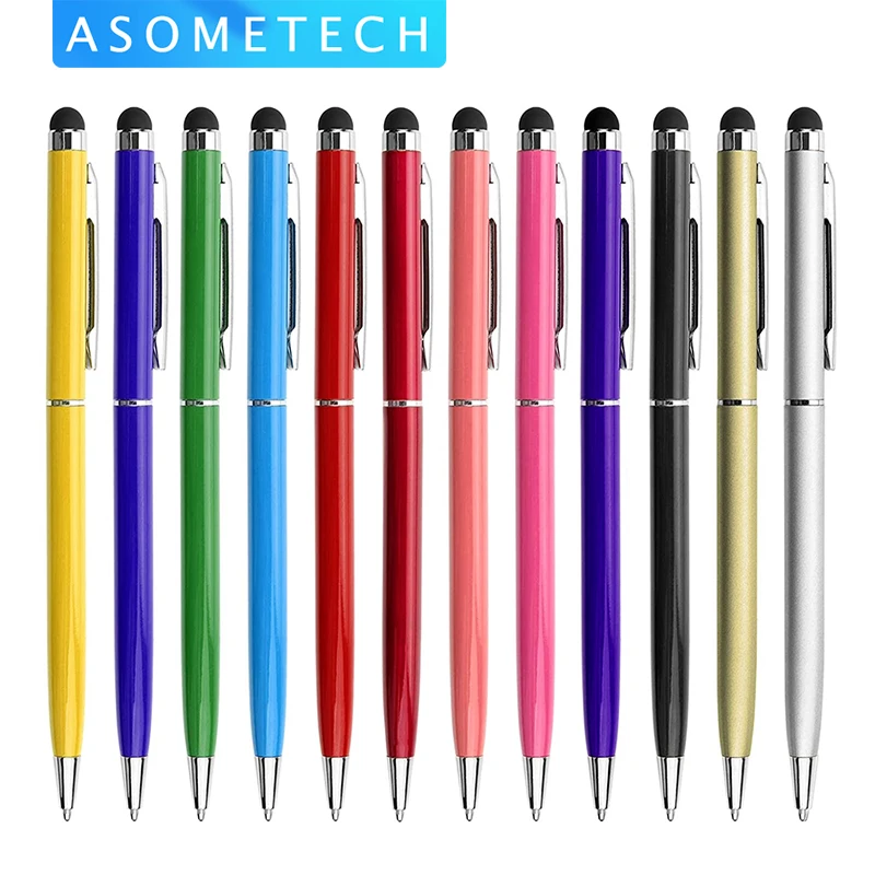 10 Pcs Universal 2 in 1 Stylus Pen Drawing Capacitive Screen Caneta Touch for Mobile Android Phone Tablet Pencil Accessories | Компьютеры