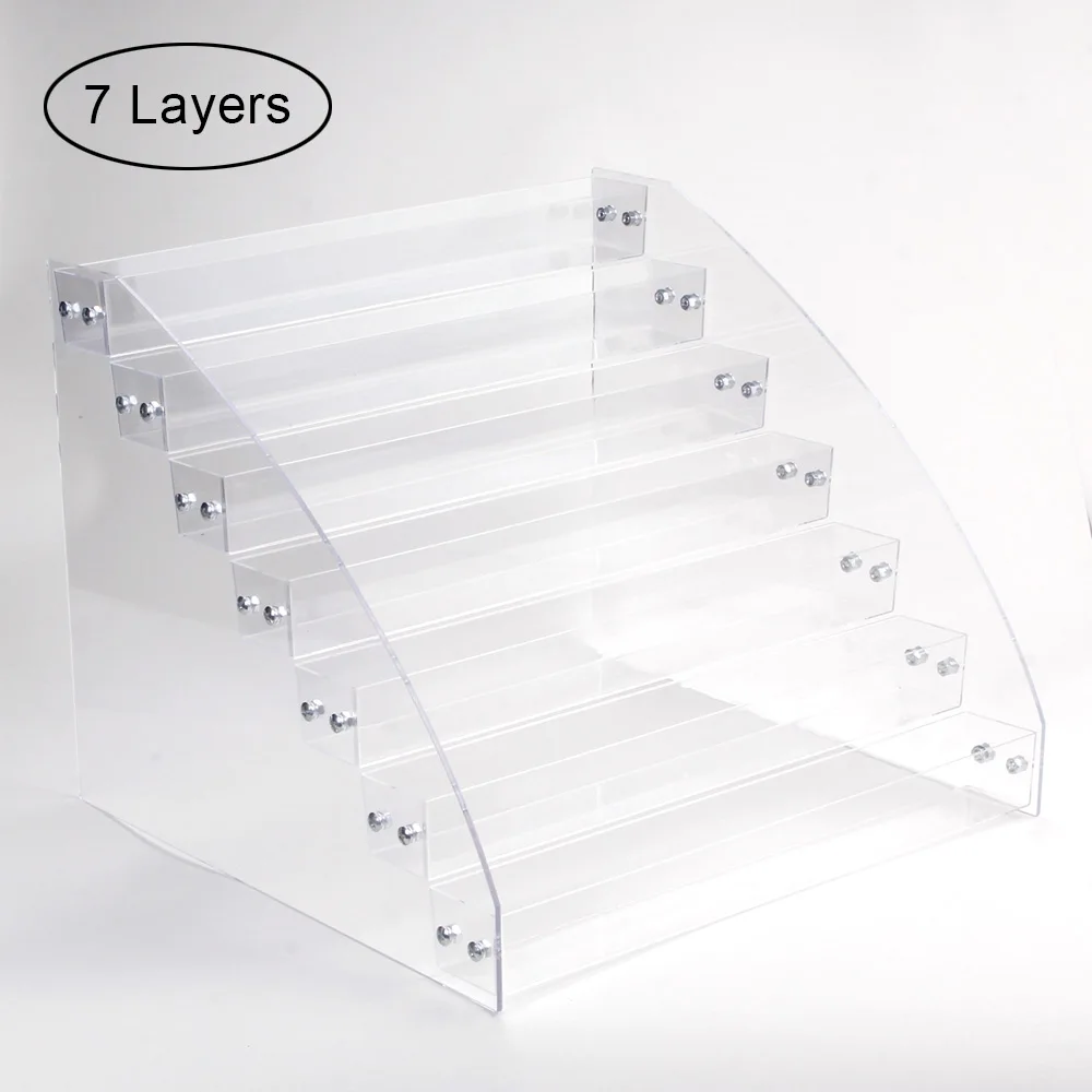 

1-7 layers Nail Polish Display Manicure Stand Nails Equipments Acrylic Storage Makeup Organizer Cosmetic Holder Manicure Tool