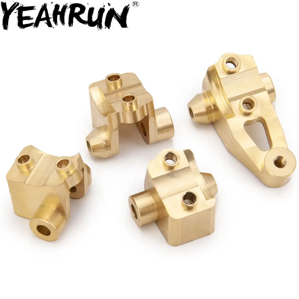Inferior do Eixo Choque de Montagem para Traxxas Yeahrun Heavy Duty Brass Frontal Traseiro Trx-4 1 - 10 rc Crawler 45g 1set Cnc 2 Cheap Peças e Acessórios