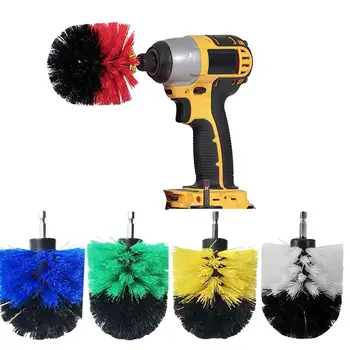 

3.5 inch Electric Drill Scrub Brush for Plastic Wooden Furniture Car Interiors