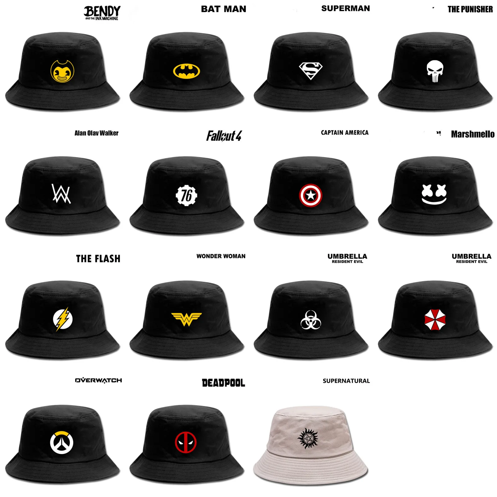 

Funny Unisex Men Women Summer Bucket Hat Flat Hunting Fishing Fisherman Outdoor Cap