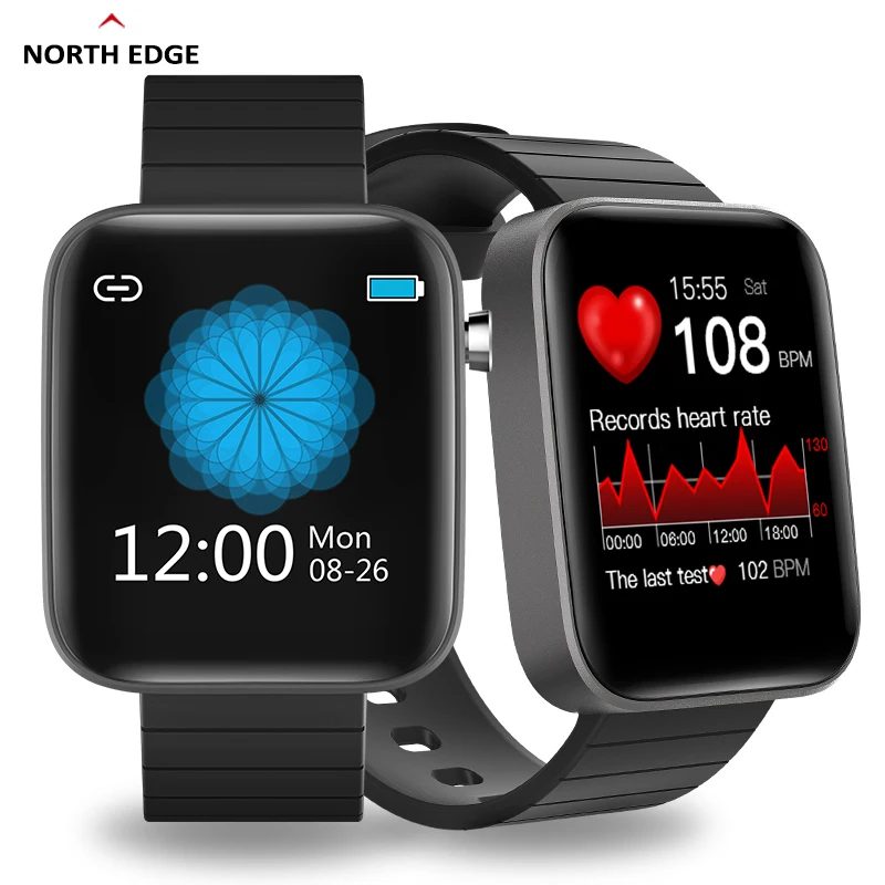 

Smart Watch Touch Color Screen Sport Smart Watch Heart Rate Blood Pressure Blood Oxygen North Edge Citi-68