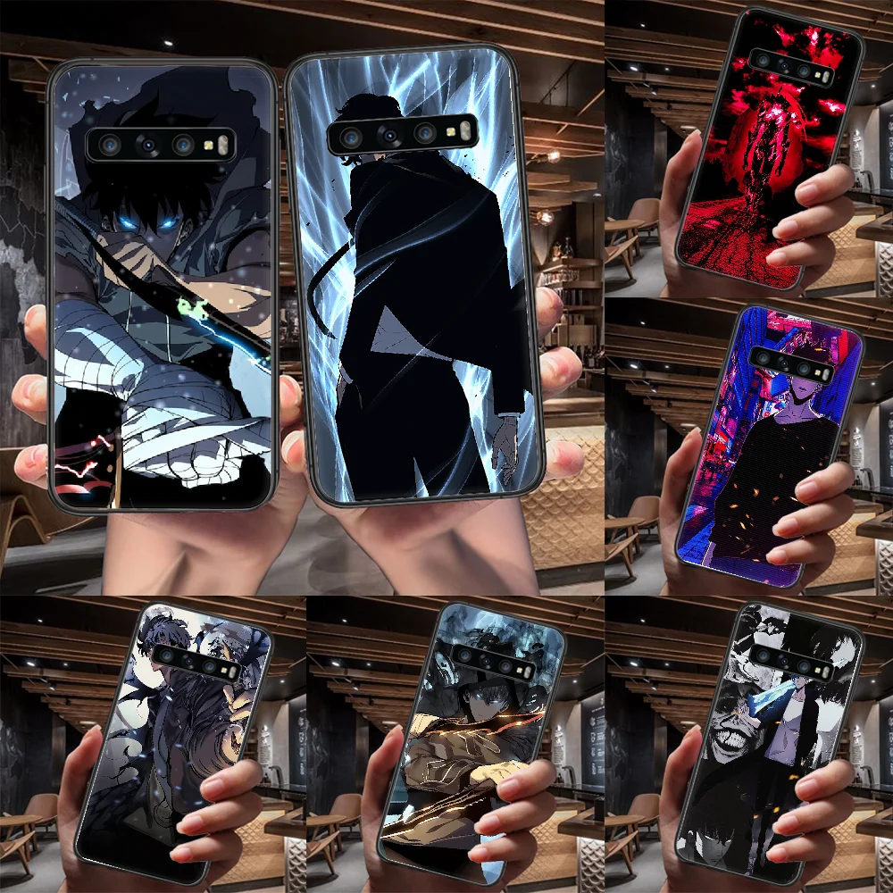 Anime Solo Leveling Phone Case For Samsung Galaxy Note S 8 9 10 20 Plus E Lite Uitra black Bumper Painting Waterproof Pretty | Мобильные