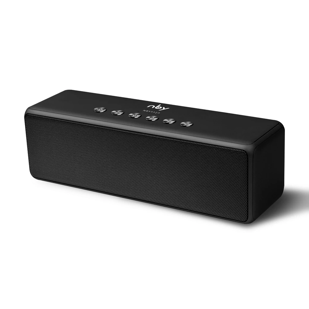 NBY 5520 Bluetooth Speaker Deep Bass Wireless Portable Speaker with Mic 10W Sound System 3D Stereo Music Surround for Phone NBY 5520 Bluetooth Speaker Deep Bass Wireless Portable Speaker with Mic 10W Sound System 3D Stereo Music Surround for Phone