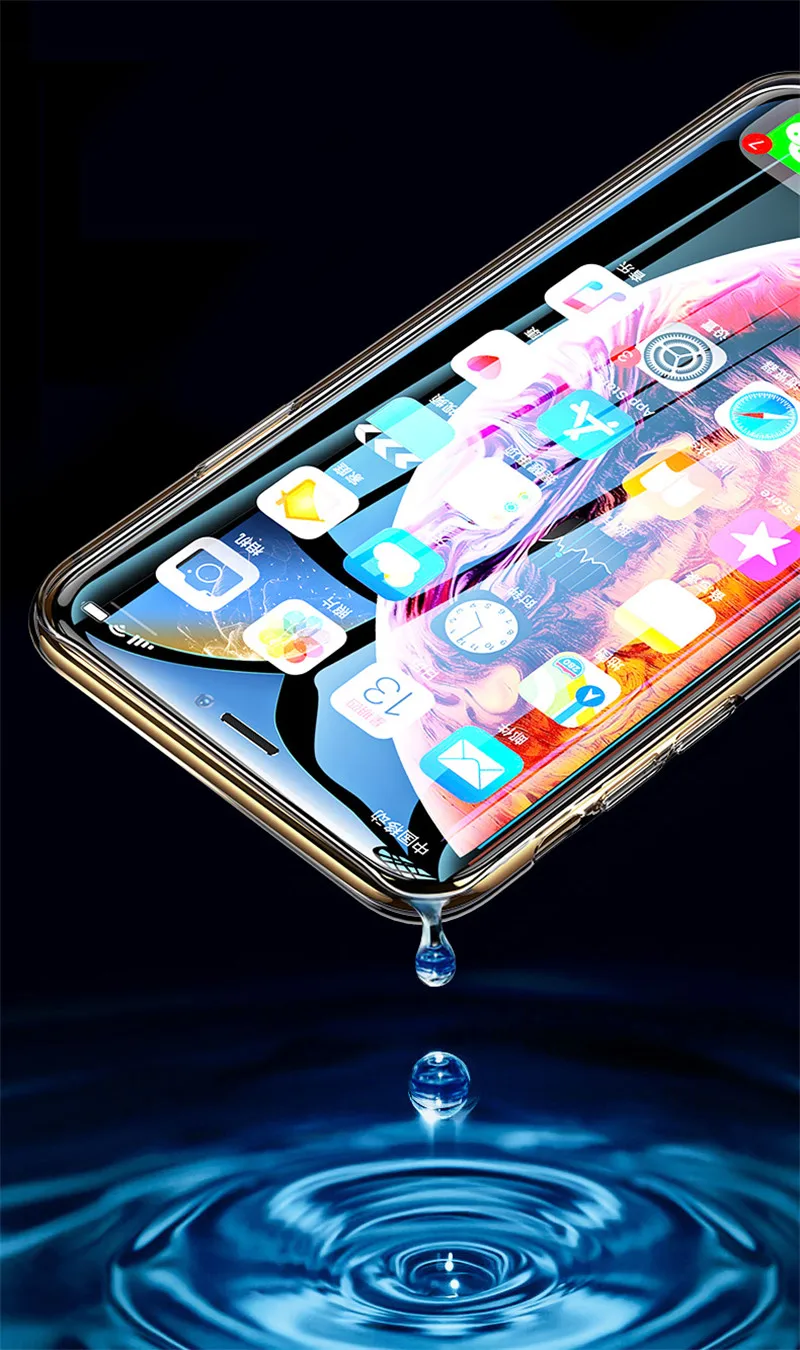 9D без рамки, полное покрытие, Защитное стекло для iPhone 11 Pro X XR XS Max, закаленное стекло для экрана iPhone 7 8 6 6S Plus