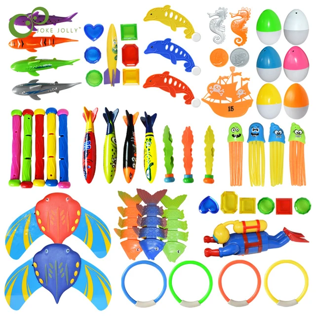 Hot Summer Shark Rocket Throwing Toy Funny Swimming Pool Diving Game Toys for Children Dive Dolphin Accessories Toy YJN 1