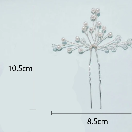 Свадебный ободок с жемчужинами цветок кристалл шпильки для прически невесты зажимы сбоку гребень девушки ювелирные изделия для волос Прямая поставка