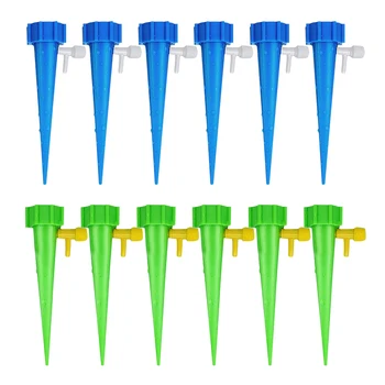 

12 PCS Auto Drip Irrigation Watering System Watering Spike Garden Plants Flower Watering Kits Household Automatic Waterers