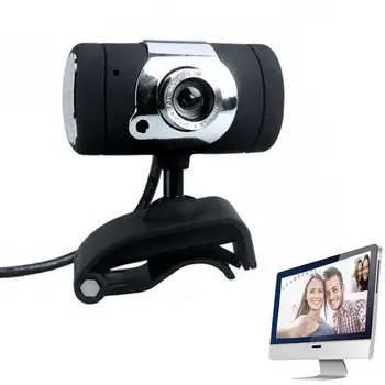 

Dropshipping USB Web Camera HD Computer Camera Webcams Built-in Sound-absorbing Microphone 640*480 Dynamic Resolution