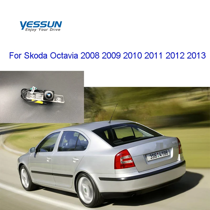 Yessun 175 градусов 1080P рыбий глаз задний вид автомобиля камера для Skoda Octavia MK1 MK2 II Octavia5 Octavia A5 Laura Octavia