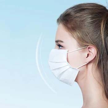 

5pcs Disposable mask 3 Layers Non-woven Disposable Face Mask For Adults Prevent Dust Mask Maternity Men Women Mask Cheap Price