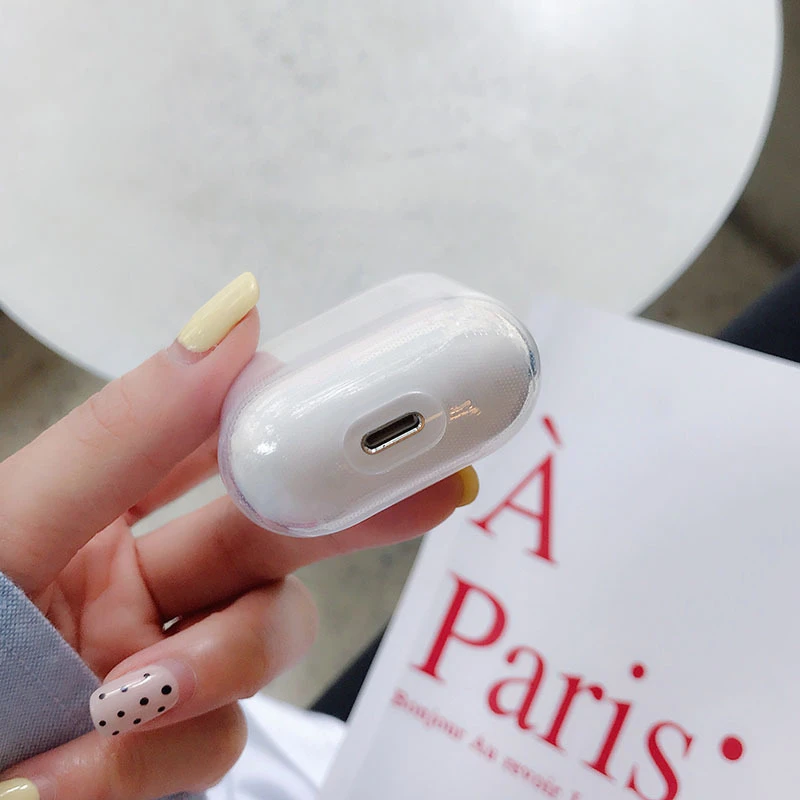 Прозрачная Беспроводная сумка для наушников для Apple Airpods, bluetooth-гарнитура, чехол для зарядки, коробка для Airpods, 1, 2 чехла