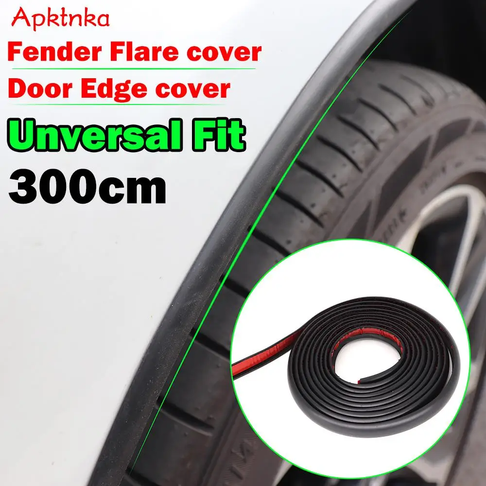 Universal Car Fender Flares Arches Rubber Wing Arch Extension Auto Wheel Lip Body Kit Protector Door Seal Cover Strip Sticker | Автомобили