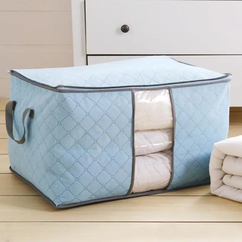 Большая сумка для хранения одеял из нетканого полотна, домашняя одежда, одеяло, подушка, одеяло, сумка для хранения, органайзер для багажа, сумка для сортировки