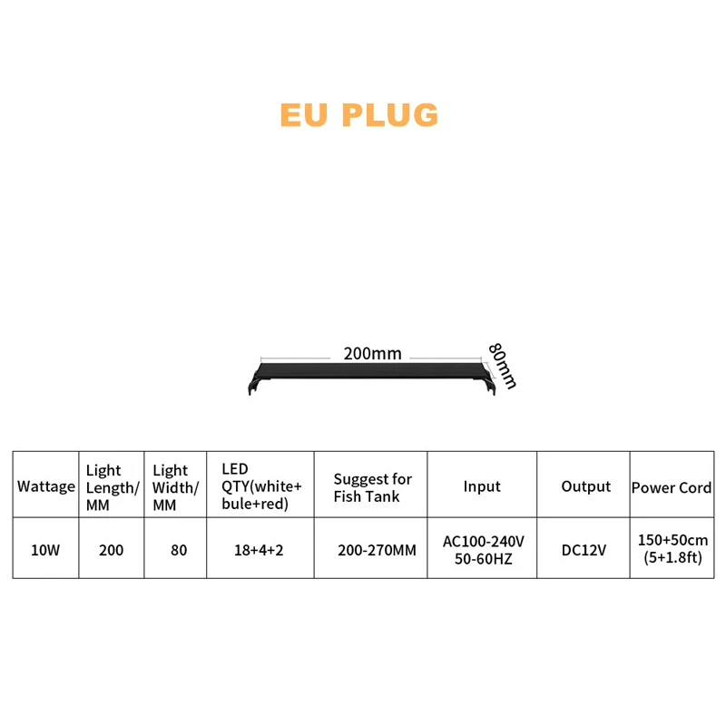 EU PLUG 20CM