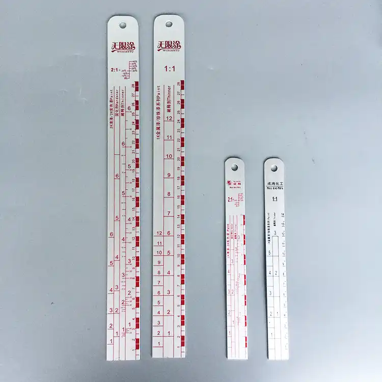 35cm/20cm Aluminum Paint Stick Car Paint Proportional Measuring Scale