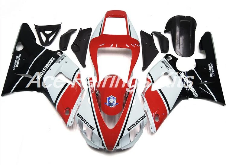ABS полный обтекатель комплект подходит для Yamaha YZF-R1 YZF1000 R1 1998 1999 98 99 Обтекатель Набор кузова красный черный белый