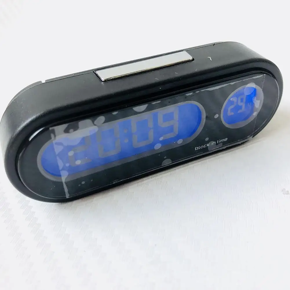 Car Mini Electronic Clock Time Watch Auto Dashboard Clocks Luminous Thermometer Car Mini Electronic Clock Time Watch Auto Dashboard Clocks Luminous Thermometer
