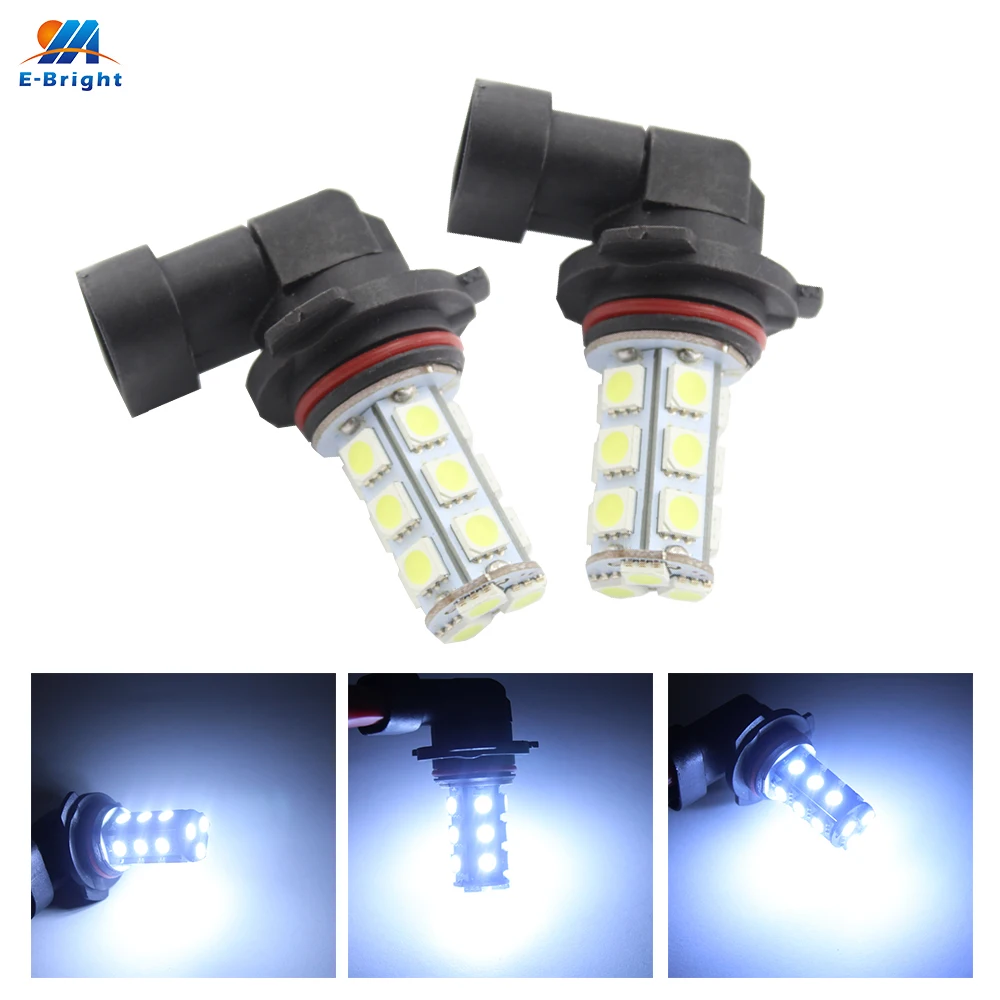 4 шт. 12 В 9006 5050 18 SMD 8000K противотуманная фара 9005 H11 фары электрический автомобиль светодиодный индикатор ламповый свет внедорожный дальнего света