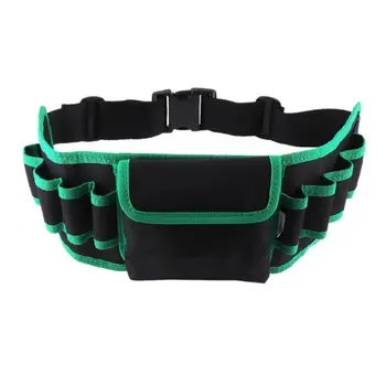 

Waterproof Tool Bag with 8 Holes 1 Pocket Adjustable Waist Belt Wrench Holder