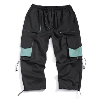 

FAVOCENT 2019 Men's Harem Pants Fashion Autumn Streetwear Hip-Hop Cargo Pant Tactical Baggy Trousers Male Oversize Solid Color