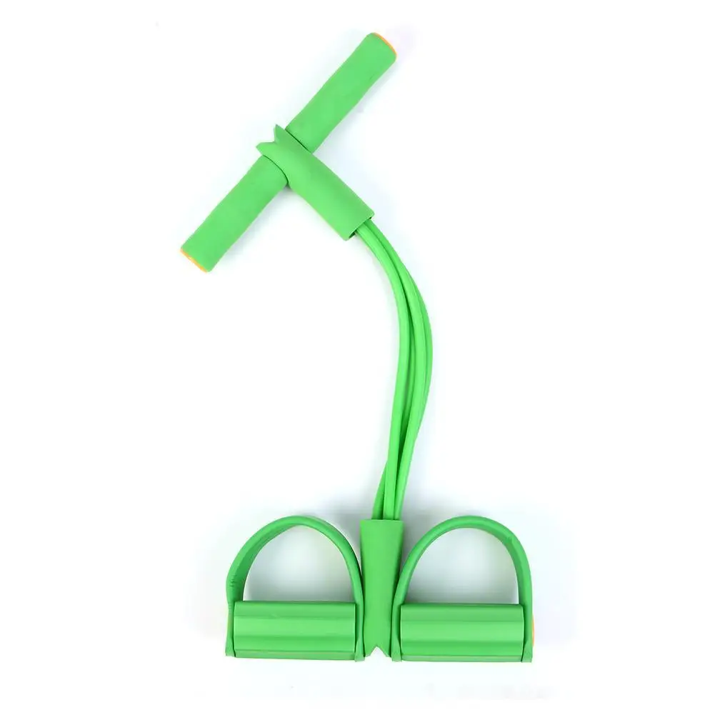 Многофункциональный Педальный Тренажер сидячий Натяжной веревка для йоги спортивный Съемник фитнес-упражнения для живота - Цвет: Green