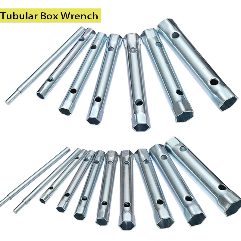 7/10pcs 819mm 622mm Metric Automotive Dice Box Wrench Key Set Tube