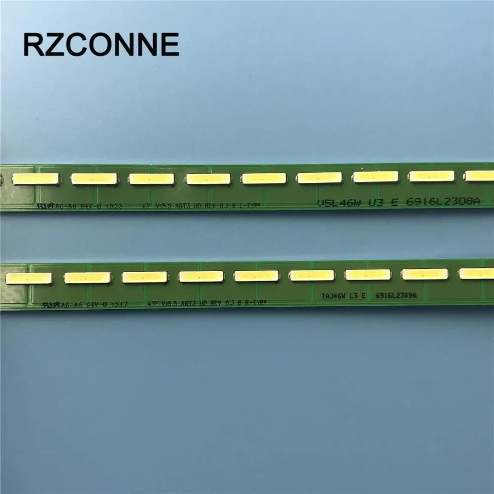 LED Ʈ LG 43 &V15.5 ART3 UD REV 0.3 6 L-Type + R-Type 6916L2308A 6916L2309A 6922L-0146A 43UF6800 43UF680V 43UF6430