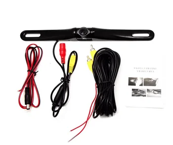 

Car License Plate Backup Camera CMOS HD Waterproof rear view camera reversing camera 180 degree Wide Angle