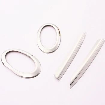 

SUS304 Stainless Steel Front Fog Lamp Cover Trim Car styling Accessories Sticker For Honda Vezel HRV HR-V 2014-2017