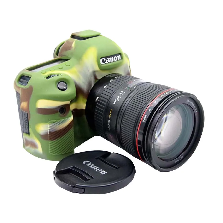 CAENBOO для Canon 5DMark IV сумка для камеры Мягкий силиконовый резиновый защитный чехол для корпуса чехол для Canon 5DMarkIV 5D4 черная сумка