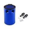 Universal Compact Baffled 2-Port Aluminum Oil Catch Can Reservoir Tank Oil Catch Can Fuel Tank Parts Two hole breathable Kettle ► Photo 2/6