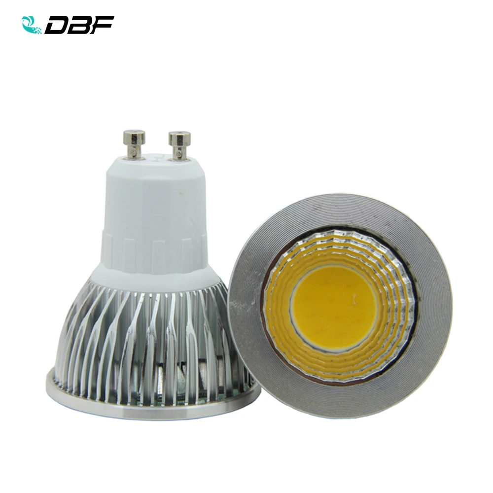 [DBF] супер яркий GU10 светодиодный COB Точечный светильник 3 Вт 5 Вт 7 Вт AC 85-265 в GU10 Светодиодный светильник s теплый белый/белый