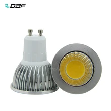 [DBF] супер яркий GU10 светодиодный COB Точечный светильник 3 Вт 5 Вт 7 Вт AC 85-265 в GU10 Светодиодный светильник s теплый белый/белый