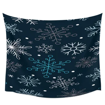 

Abstract Snowflake Pattern Wall Tapestry Home Decoration Wall Hanging for Bedroom Living Room