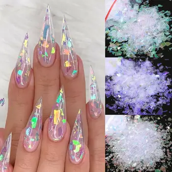 

Holographics Sequins Nail Glitter Flakes Shell Sparkly Sequins Irregular Paillette DIY Gel Polish Manicures Nail Art Decorations