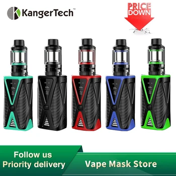 

100% Original Kangertech Spider Kit 200W Built-in 4200mAh Battery with 2ml FIVE 6 Mini Tank Top Filling & Bottom Airflow Vape