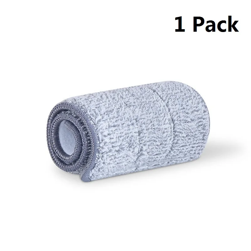 1 Pack Швабра из микрофибры ткань сменная Насадка для швабры 1/4, 6 штук в партии, машина для уборки полов умный дом Чистящая салфетка пополнения бытовой метелка для пыли замены головки - Цвет: 1 Pack