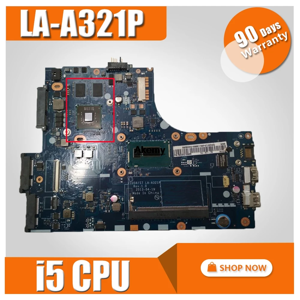 

Lenovo S410 m40-70 s40-70 notebook PC motherboard LA-A321P motherboard cpu.i5 4200/4210u hd8570m 1G 100% Test OK