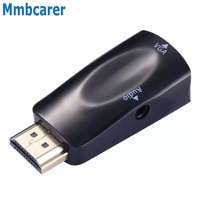 Адаптер Micro-VGA аудиокабель-преобразователь штекер-гнездо HDMI-совместимый HD 1080P для
